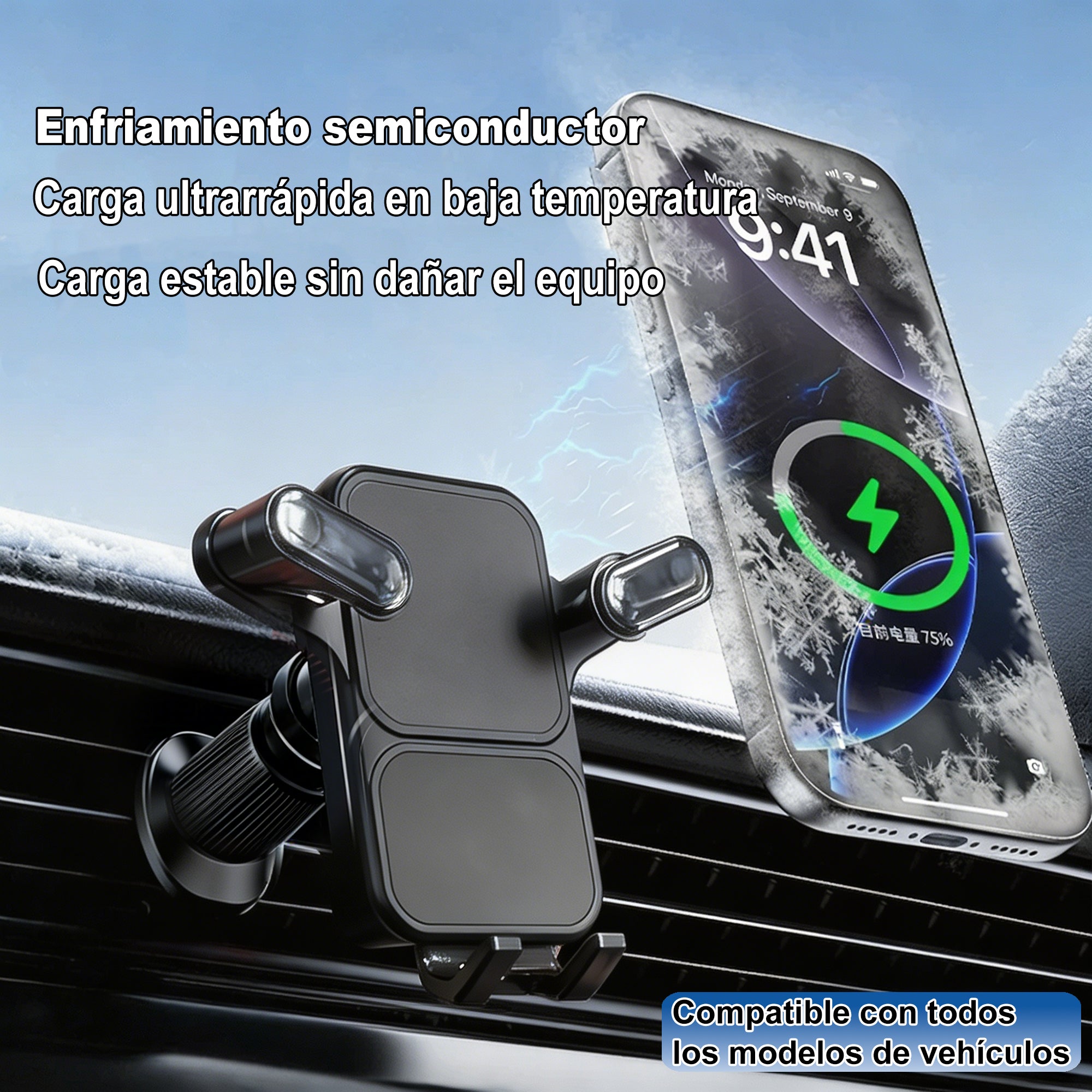 Trymiss Soporte de enfriamiento semiconductor para automóvil